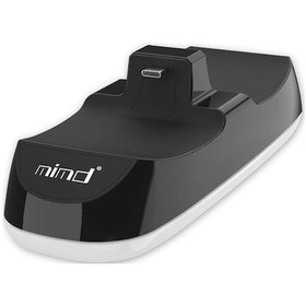 Resim Geeksen Oyun Kumandası Ps5 Kablosuz Oyun Kumandası İçin Gösterge Işıklı Gamepad Station Çift Şarj Tabanı Siyah 