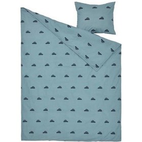 Resim Çocuk Nevresim Takımı Tek Kişilik MeridyenDukkan 150x200 Mavi Ren 