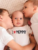 Resim Alâhane I Love Mommy Bebek Body Zıbın - Anne Hediye 