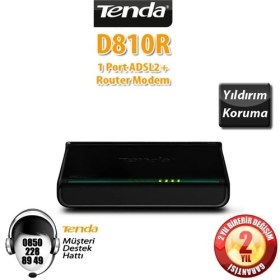 Resim Tenda D810R ADSL2+ Modem Router 1 Port 