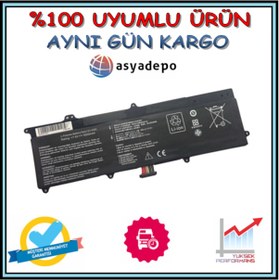 Resim Asus Uyumlu Vivobook X202E-Ct3217 Batarya Pil . Garantili 