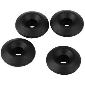 Resim Homyl Kayık Kano Tekne 4 Adet Siyah Için Naylon Sabit Toka 