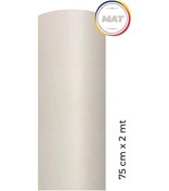 Resim Mat Beyaz Kendinden Yapışkanlı Kaplama Folyosu 75 Cm X 2 Mt 