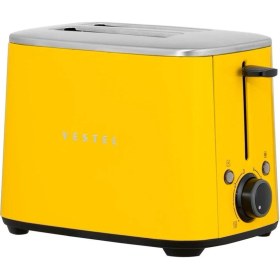 Resim Retro Sarı Ekmek Kızartma Makinesi, Şık ve Kullanışlı Mutfak Cihazı 