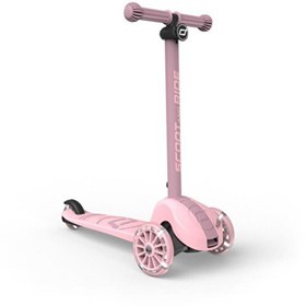 Resim Scoot and Ride Highwaykick 3S LED Tekerlekli Katlanabilir ve Ayarlanabilir Çocuk Scooterı Pembe 