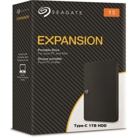Resim Seagate Expansion USB 3.2 Type-C 1TB Harici Harddisk Type-C 