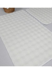 Resim Zebra Casa Bonny 2 Li Pelüş Banyo Paspası Krem 