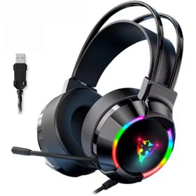 Resim Havana G606 Usb 7.1 Rgb Mikrofonlu Oyuncu Kulaklığı 4d Profesyonel Gaming Kulaklık E-spor Kulaklık 