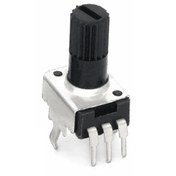 Resim ROBİZ 10kohm Dikey Potansiyometre RV09 Ayarlanabilir Direnç Pot Tırtıklı 13mm Ses Parlaklık Voltaj Ayarı 
