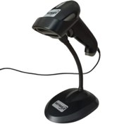 Resim HITMAX karekod Qr kod barkod okuyucu kablolu + standlı + (otomatik okuma modu) 