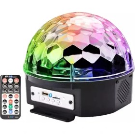 Resim Veralya Disko Topu Bluetooth Kumandalı LED Kristal 