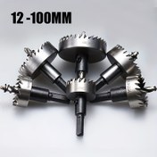 Resim Delik Testeresi 12-100mm Metrik Yüksek Hız Çeliği tezgah matkabı, manyetik matkap, darbeli matkap için uygundur. Sert metaller, paslanmaz çelik levha, kare boru, demir, dökme demir, ahşap için mükemmel 