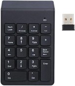 Resim starnewstore TR-59 Süper İnce Kablosuz Keypad Klavye NumLock Numped 