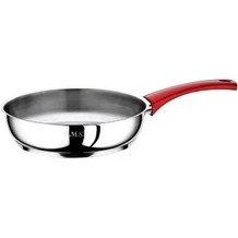 Resim Oms 22 x 6 cm Yumy Kapaksız Çelik Tava Kırmızı 