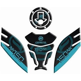 Resim Cf Moto 150 Nk 2016 - 2023 Uyumlu Tank Pad Set 001 Çok Renkli 