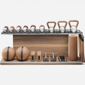 Resim Pent COMBO ANA - Luxury Ahşap Fitness Ekipmanı - Brown / Ash Walnut 