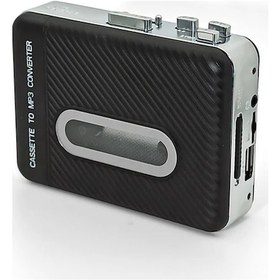Resim Cloudstore Zarif Siyah Taşınabilir Retro Kaset Çalar Mp3 Usb Desteği Pil Ac Güç Yüksek Ses Kalitesi 