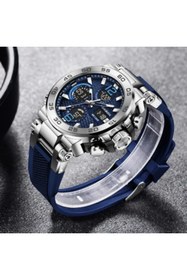 Resim Lige Erkek Lüks Spor Kronograf Su Geçirmez Kol Saati 