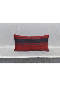 Resim Zehra Abla Halı Yeni El Dokuma Dekoratif Lumbar Kilim Kırlent Yastık Kılıfı 6616 Çok Renkli 