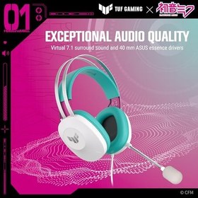 Resim KABLOLU GAMİNG KULAKLIK: 40 MM ASUS ESSENCE SÜRÜCÜLER, SANAL 7.1 SES, TEAMSPEAK ONAYLI MİKROFON, 297 GRAM HAFİF TASARIM, DAYANIKLI KULAK YASTIKLARI, TUF LOGO AYDINLATMASI 