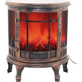 Resim Dekoratif Ledli Şömine Lamba Ayaklı 30x24cm Alk2505 