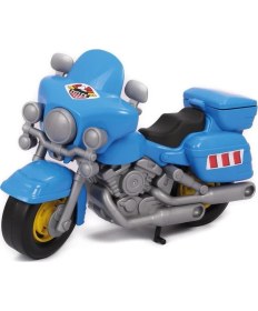 Resim Polesie Yarış Motosikleti Harley Mavi 