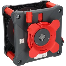 Resim Brennenstuhl Professional Serisi 4 Soketli IP44 Lisanslı 33+5 Metre Isınma Şalterli Makaralı Kablo H07BQ-F3G2.5 