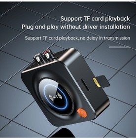 Resim Ebitda Cbtx C52 Bluetooth 5.1 Stereo Nfc Aux 3.5mm Rca Optik Ses Adaptörü, Tv Kablosuz, Handsfree 