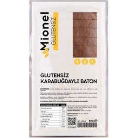 Resim MİONEL Glutensiz Karabuğdaylı Baton Ekmek 500g 
