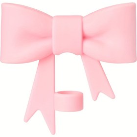 Resim 1 adet Pembe Silikon Fiyonk Şişe Aksesuar Seti 20-40oz Cam Bardaklar için, Yeniden Kullanılabilir & BPA'sız Pipet Kapağı Sevimli Fiyonk Tasarımlı, Seyahat Kupaları için Mükemmel 