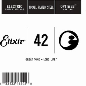 Resim Elixir 16242 Optiweb SGL Tek Elektro Gitar Teli (42) 