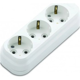 Resim Makel 3'lü Topraklı Klemensli Kablosuz Grup Priz 