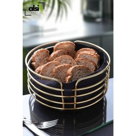 Resim Alsi Home Servis Sunum Seti ve Ekmeklik Seti Havluluk Peçetelik Nihale Ekmeklik -4'lü Set 