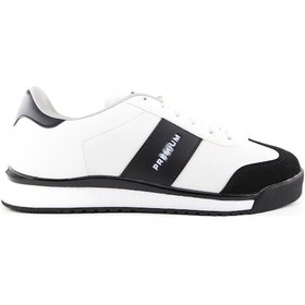 Resim Mp 252-6103 Beyaz-siyah Erkek Sneakers Beyaz - Siyah 
