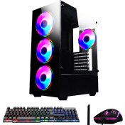 Resim Ramtech Fullforce FF463 R5 5500 16GB Ram 256GB SSD RX580/8GB Oyuncu Masaüstü Bilgisayar 