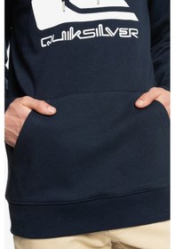 Resim Quiksilver Big Logo Erkek Kapşonlu Sweatshirt Eqyft04450-byj0 Lacivert 