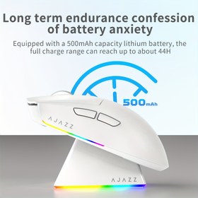 Resim AJAZZ AJ139 V2 MC Manyetik Kablosuz Fare Ergonomik Hafif Mouse PAW3311 