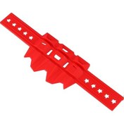 Resim Motosiklet Ekzos Isı Koruması Silikon Kılıf - Yüksek Sıcaklık Dayanıklı - Renkli Kırmızı - 380x105mm 