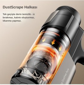 Resim Uwant V600 600 W Motor Gücüne Sahip Otomatik Gri Dikey Süpürge 