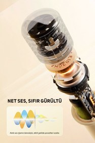 Resim Divoom Songbird-Se Sarı Çift Mikrofonlu 18W Bluetooth Hoparlör 