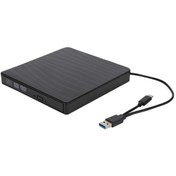 Resim Springsun Fotoğraf Işığı Usb 3.0 Harici Tip C Dvd Cd Sürücüsü Çift Arayüzlü Usb C Dvd Yazıcı Taşınabilir 