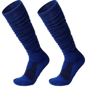 Resim Jeemson Rugby Çorapları Mavi L/xl 43-47 Numara Pamuklu Elastik Spor Çorap Mavi 