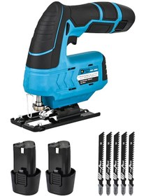 Resim Dynamic Tech JS8501 12 V 2 AH Çift Akülü Şarjlı Dekupaj Testere Makinesi 