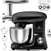 Resim Karaca 1900W 5,5 Litre Çırpma Karıştırma, Yoğurma Kıyma ve Hamur Yoğurma Makinesi & Mutfak Şefi 