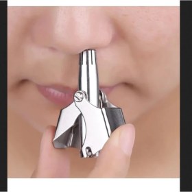 Resim Mighty Paslanmaz Çelik Burun Kılı Temizleme Tüy Alma Aleti 