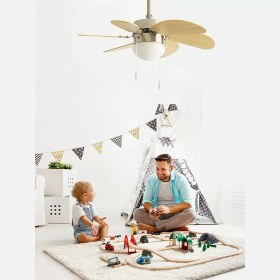 Resim Dlc Mistral Tavan Vantilatörü Gümüş 76 cm 