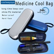 Resim Coolweyoyo İnsülin Soğutma Çantası Mini Taşınabilir Depolama Çantası İlaç Termal Çanta 