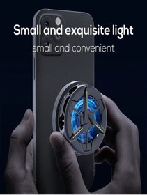 Resim Memo CX01 Telefon Soğutucu Fan Aliminyum Destekli Soğutucu Radiator Mıknatıslı 