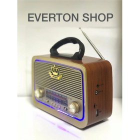 Resim Everton RT-301 Nostaljik Görünümlü Bluetoothlu Mp3 Çalar Radyo Müzik Kutusu RT301 