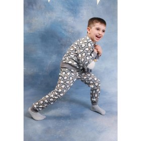 Resim Perendi Erkek Çocuk %100 Pamuk Pijama Takımı 